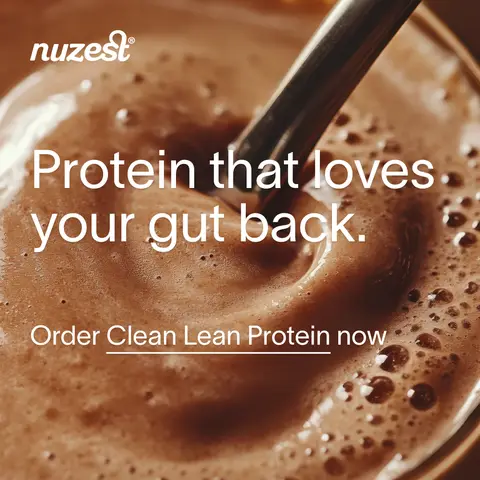 Nuzest ad: Our Best-Selling Vegan Protein