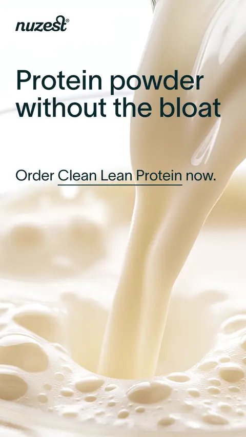 Nuzest ad: Our Best-Selling Vegan Protein