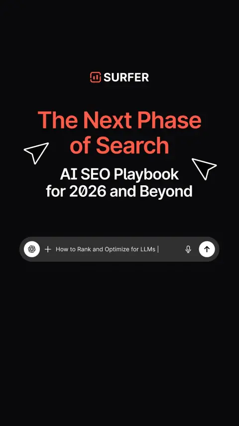 Positive Surfer ad: Read The AI SEO Playbook
