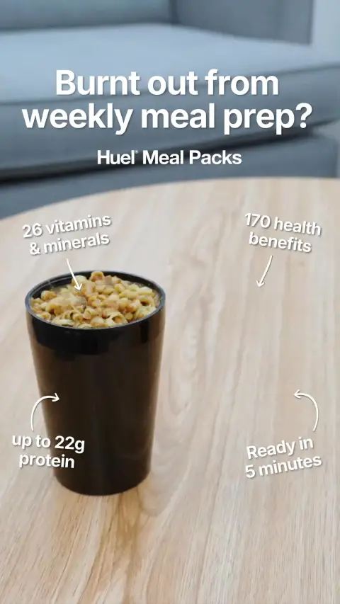 Huel ad: The ultimate high protein meal