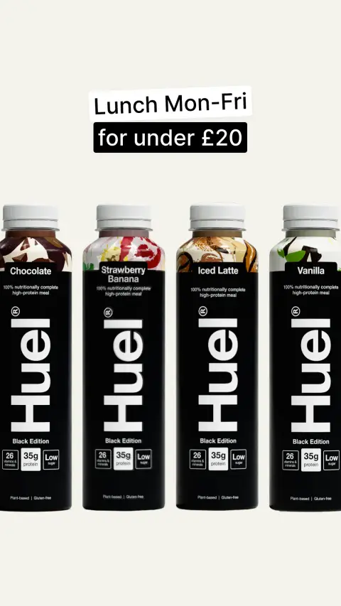 Huel ad: The ultimate high protein meal