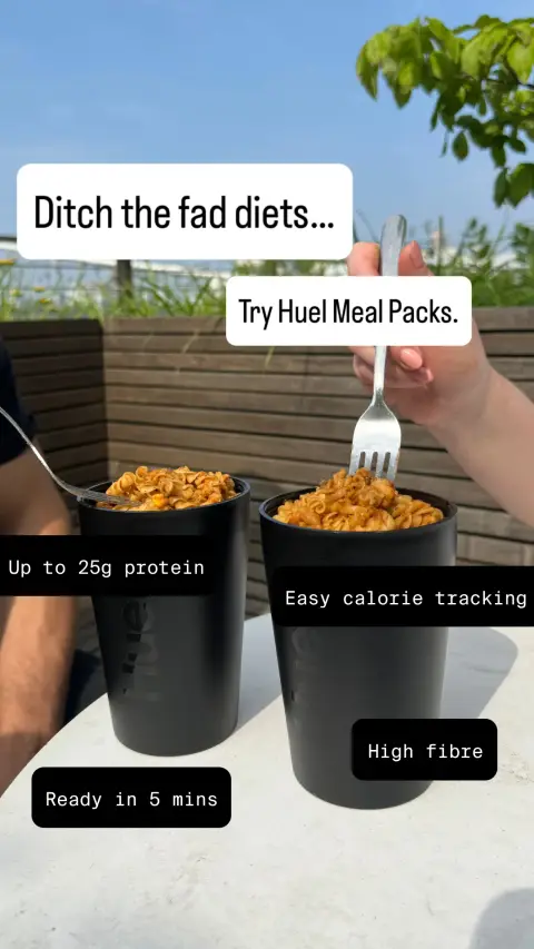 Huel ad: The ultimate high protein meal