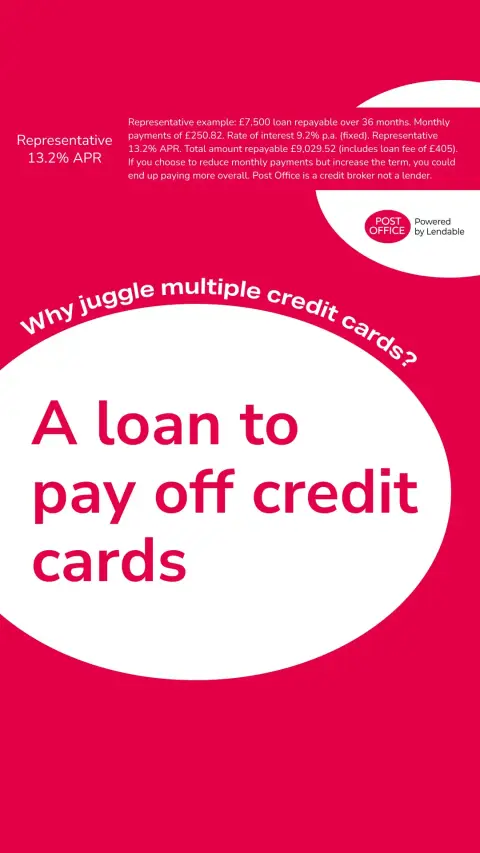 Post Office ad: Check if you're eligible