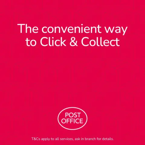 Post Office ad: Click & Collect