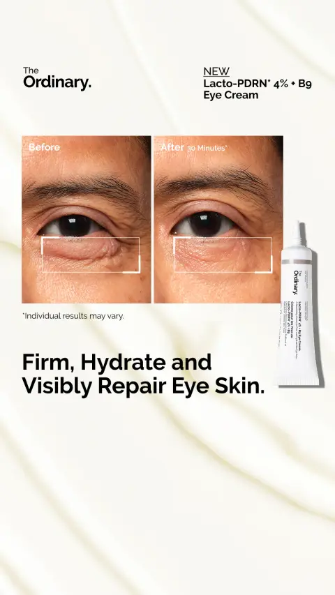 The Ordinary ad: Reimagine What An Eye Cream Can Do.