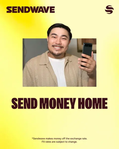 Sendwave ad: Enjoy a great way to send now