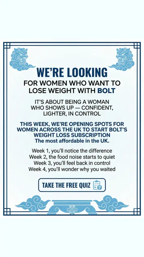 Bolt Pharmacy ad: Lowest UK Prices on Clinically Proven Weight Loss Treatments