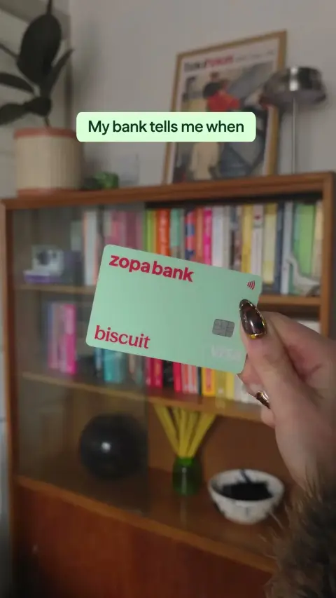 Zopa ad: Open a Biscuit account