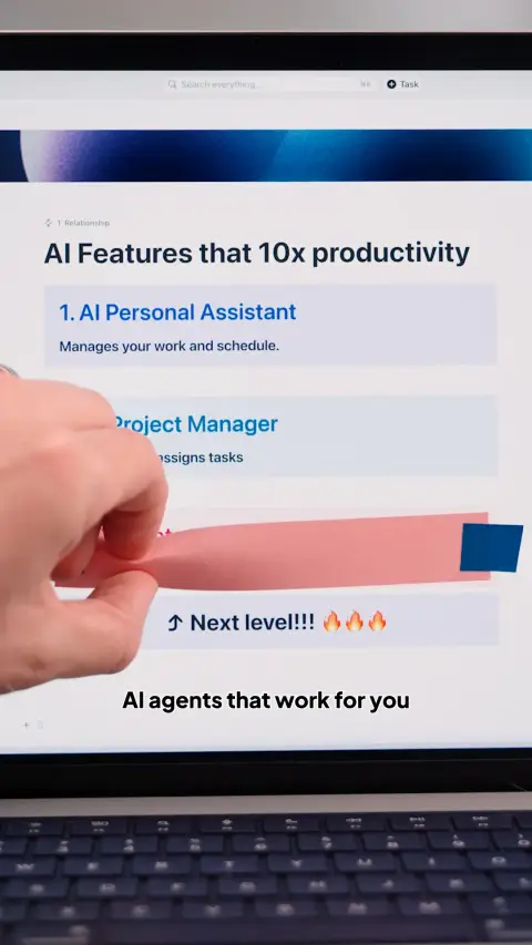 ClickUp ad: This AI is different than anything else