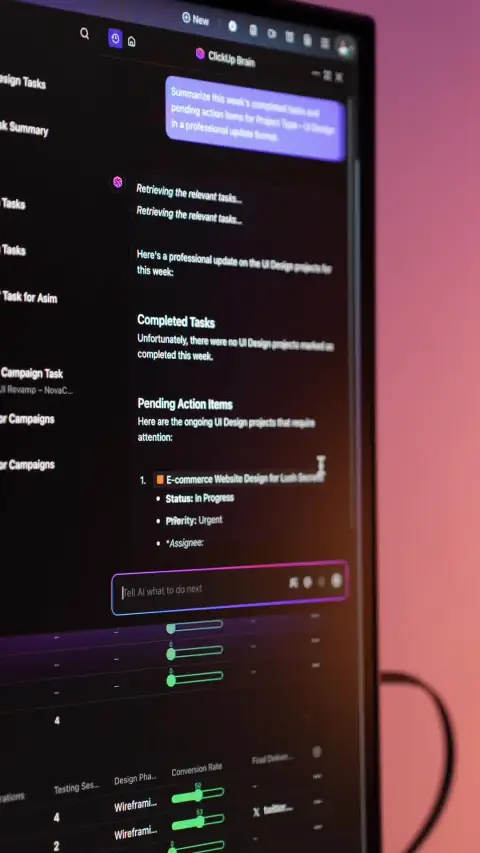 ClickUp ad: This app is the #1 productivity tool of 2025.