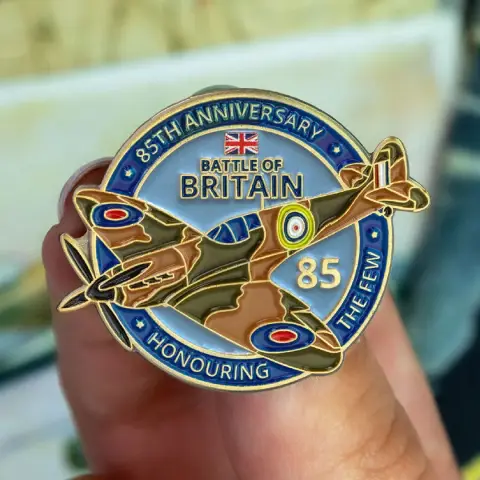 The Westminster Collection ad: FREE (+p&p) Spitfire Pin Badge for Battle of Britain