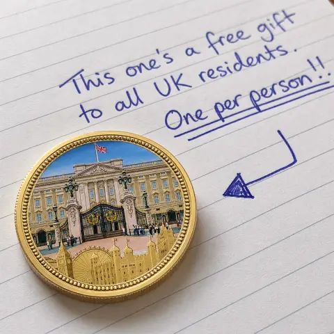The Westminster Collection ad: Buckingham Palace Commemorative – FREE