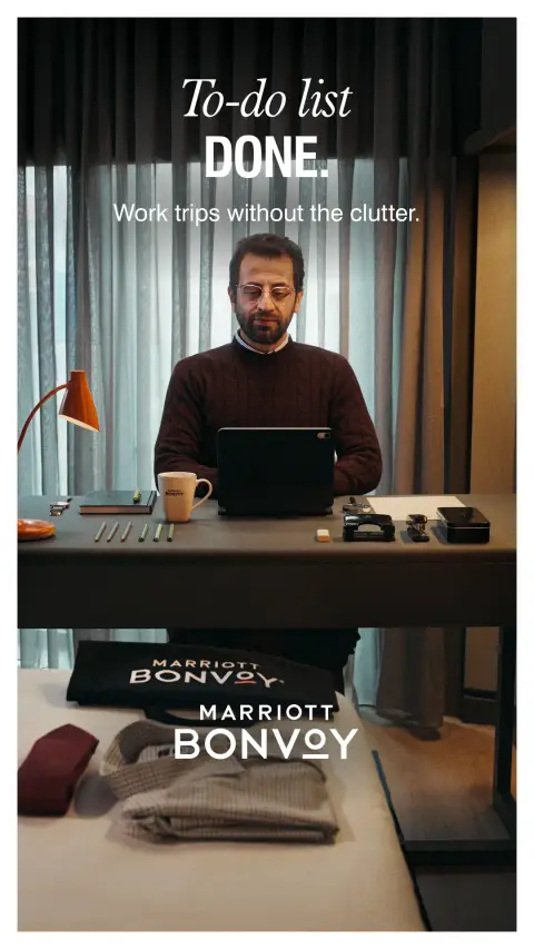 Marriott Bonvoy ad: A world of hotel brands