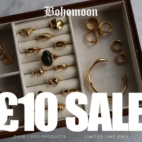 Bohomoon ad: £10 Sale Now Live.