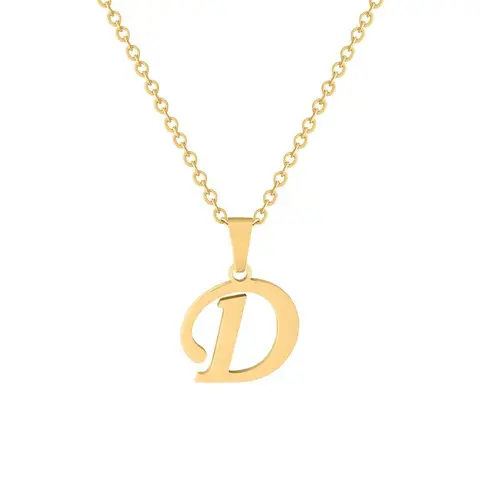 Bohomoon ad: Timeless Initial Necklace