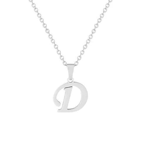 Bohomoon ad: Timeless Initial Necklace