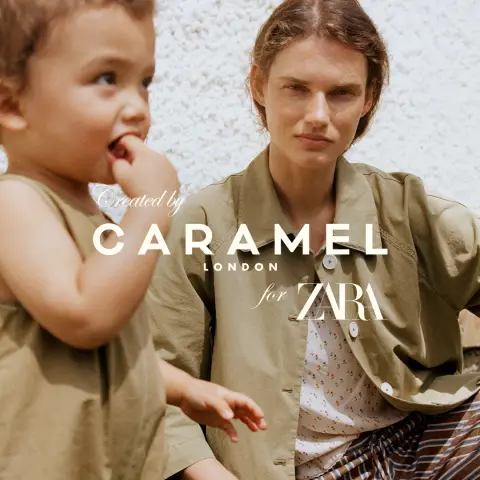 ZARA ad: CARAMEL x ZARA