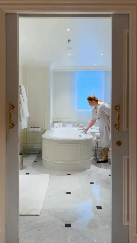 The Dorchester ad: The sounds of a perfectly prepared suite. #TheDorchester #DCMoments