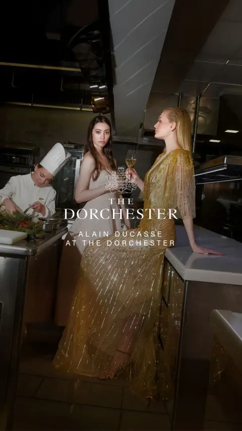 The Dorchester ad: Three-Michelin star dining