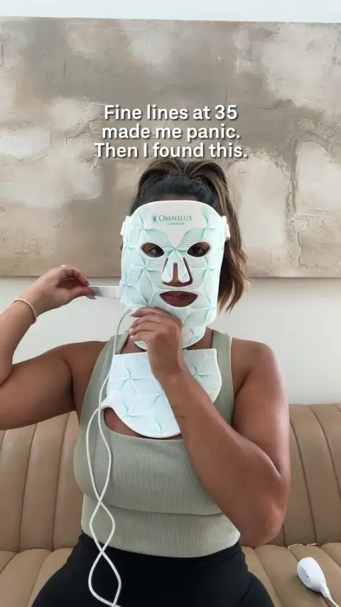 Omnilux ad: FDA-cleared. Clinically proven. Actually works.