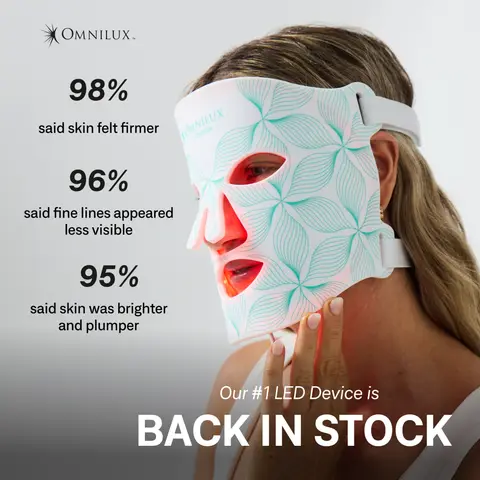 Omnilux ad: #1 Dermatologist Recommended Anti-Aging Secret