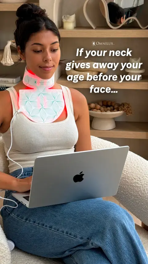 Omnilux ad: Brighter, firmer skin in just 4 weeks