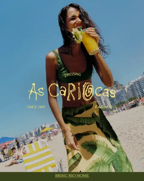 FARM Rio Global ad: FARM Rio As Cariocas