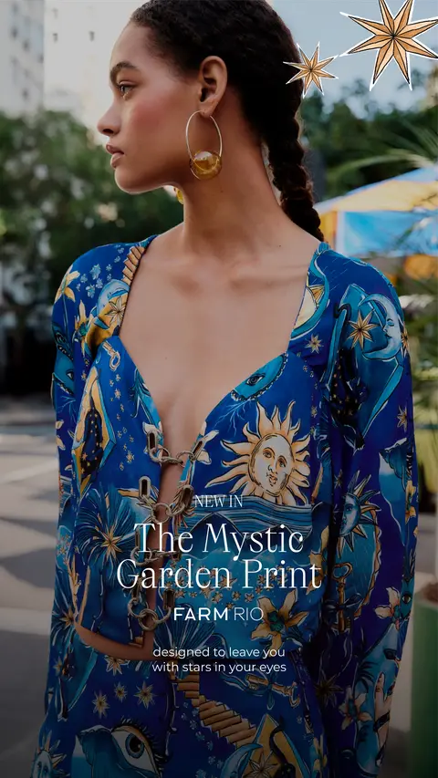 FARM Rio Global ad: New In: The Mystic Garden Print