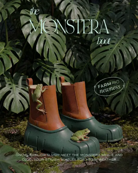 FARM Rio Global ad: FARM Rio Monstera Shoes