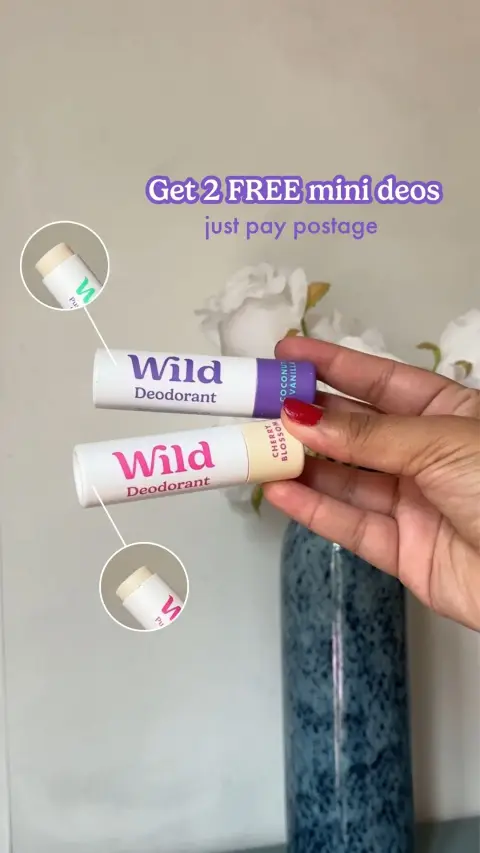 Wild ad: Try Wild before you buy! Claim your free mini deodorants and refillable case…