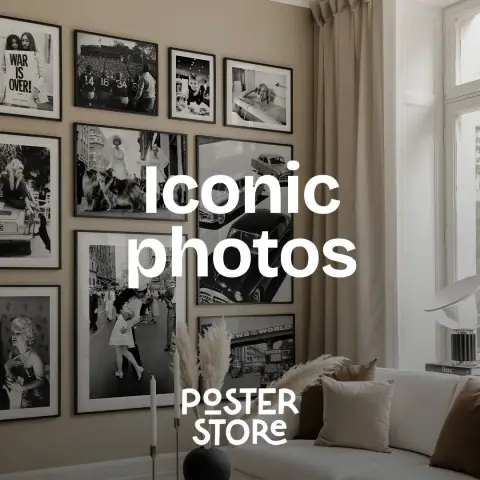 Poster Store ad: Decorate with iconic photography 📸