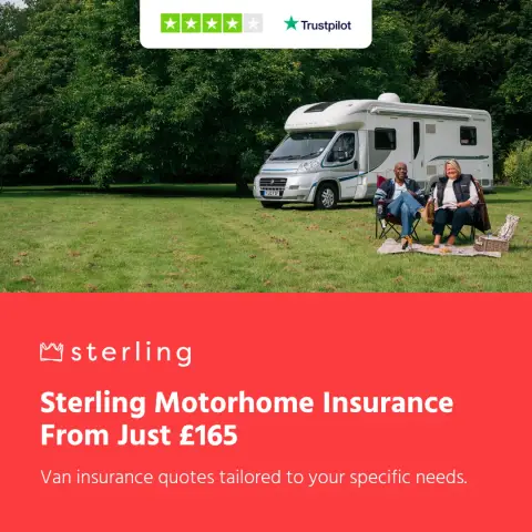 Sterling Insurance ad: Motorhome Insurance