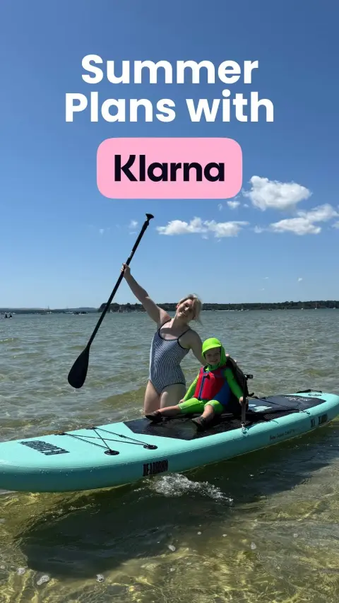 Klarna ad: #AD | We kept renting a paddleboard every time we went to the beach 🏖️ so…