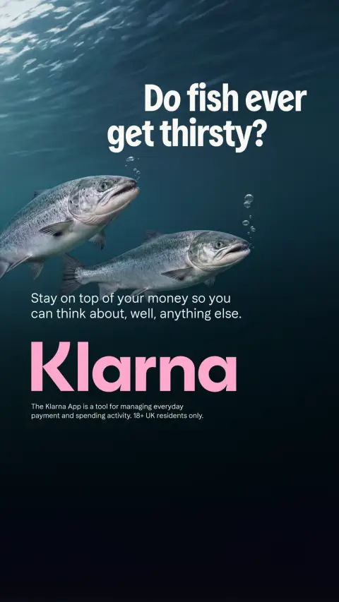 Klarna ad: Get the Klarna app