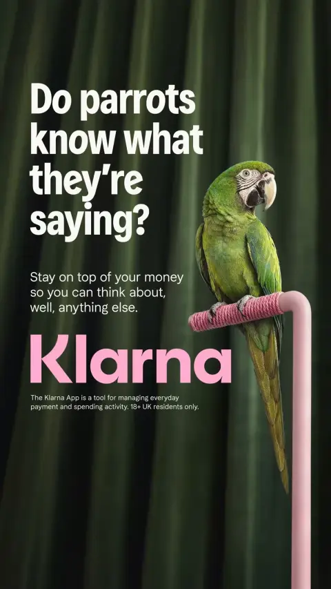 Klarna ad: Get the Klarna app