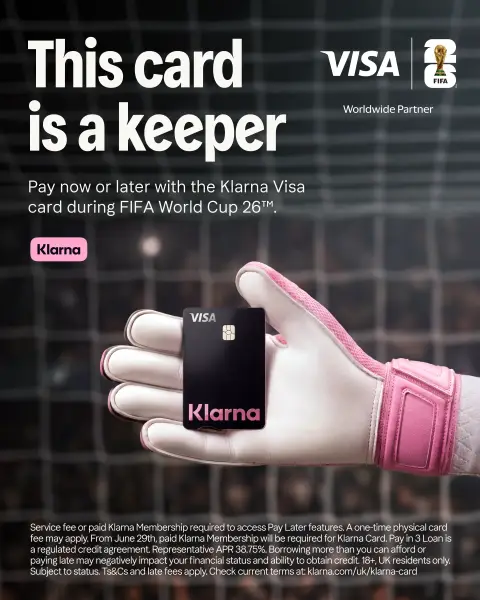 Klarna ad: This card is a keeper