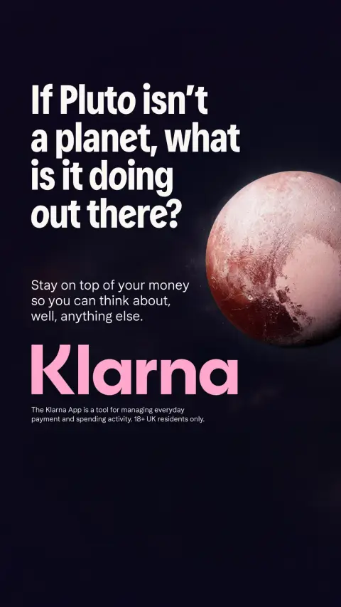 Klarna ad: Get the Klarna app