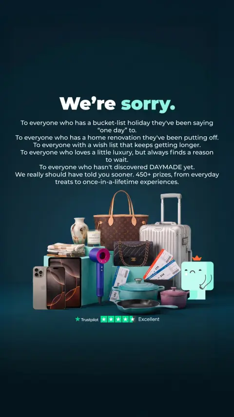 Daymade ad: Prize Draw to Make Your Day