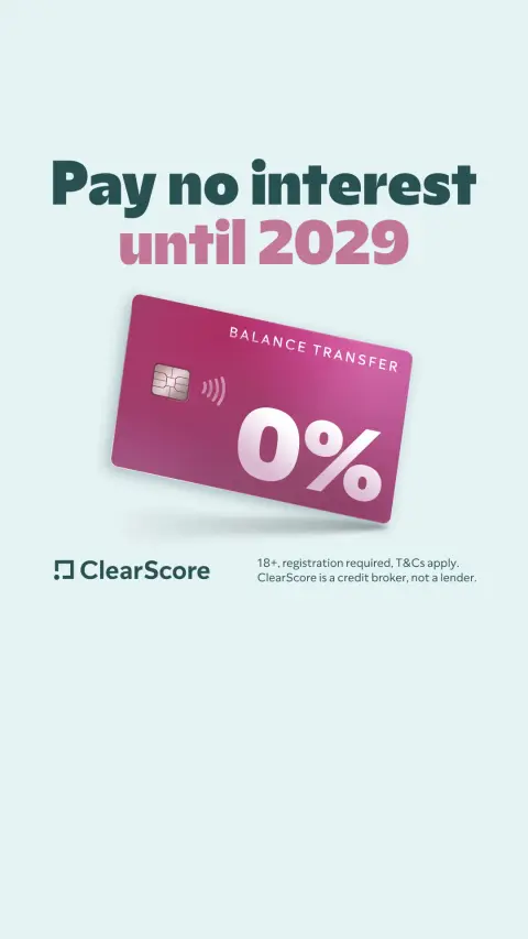 ClearScore ad: See if you could save