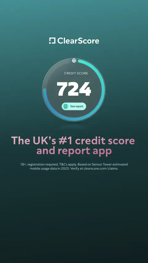 ClearScore ad: Credit Health from ClearScore