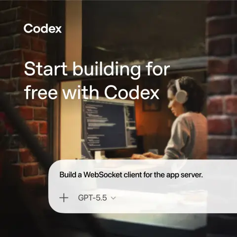 OpenAI ad: Try Codex for free.