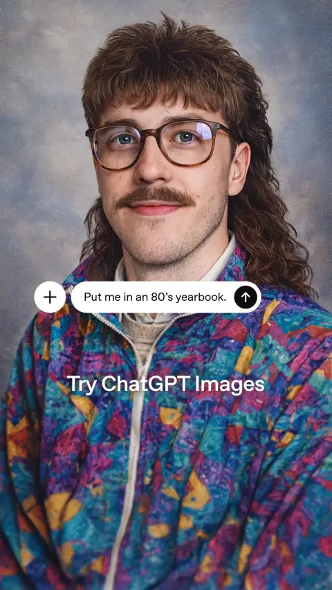 OpenAI ad: Try ChatGPT Images