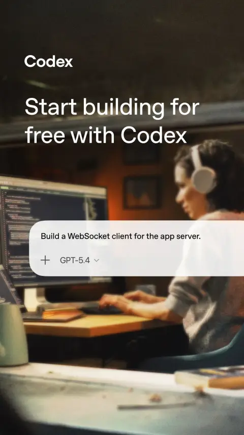 OpenAI ad: Try Codex for free.