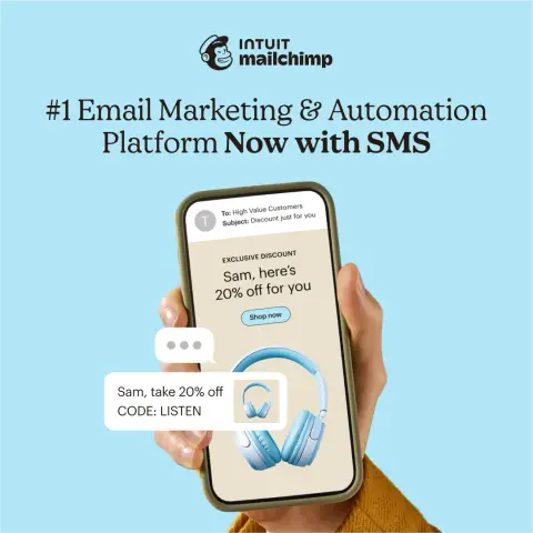 Intuit Mailchimp ad: Marketing todo en uno