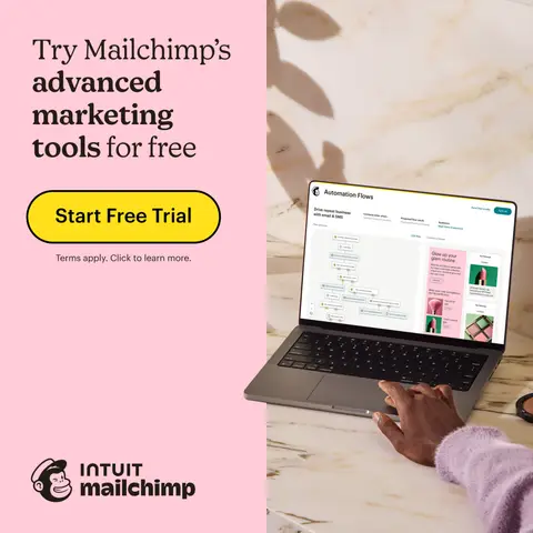 Intuit Mailchimp ad: Try Mailchimp Today