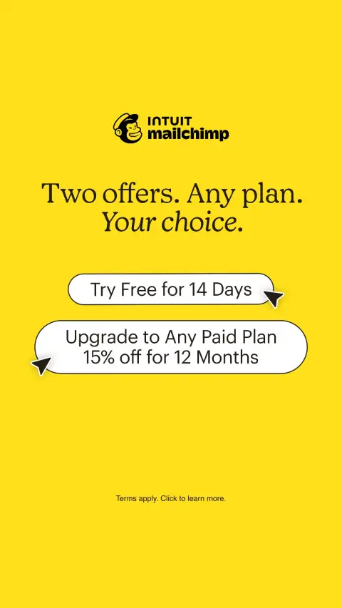 Intuit Mailchimp ad: Grow with Mailchimp