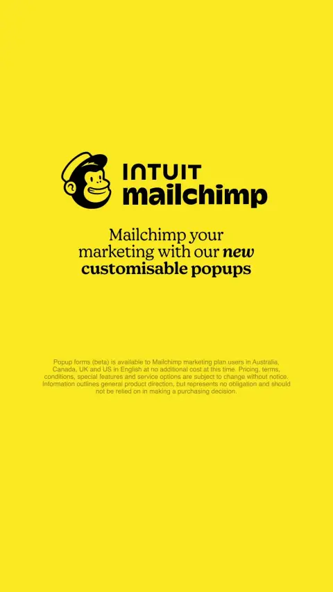 Intuit Mailchimp ad: Convert More Customers