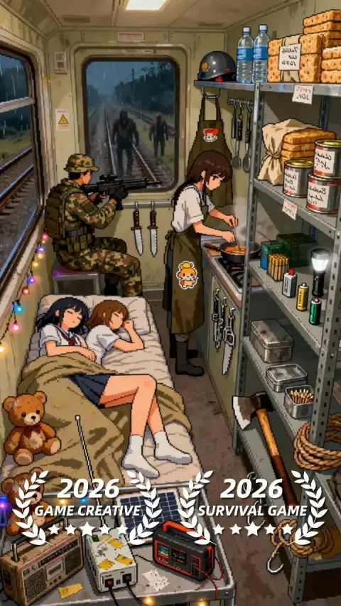 Dark War Survival Mobile ad: Survival of the fittest in a post-apocalyptic wasteland.