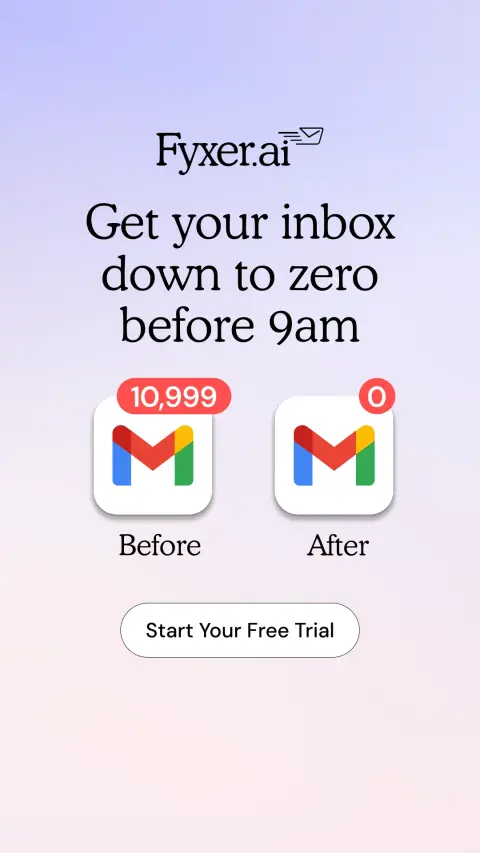 Fyxer AI ad: Your AI Email Assistant