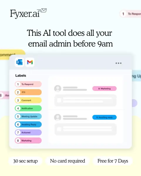 Fyxer AI ad: Your AI Executive Assistant
